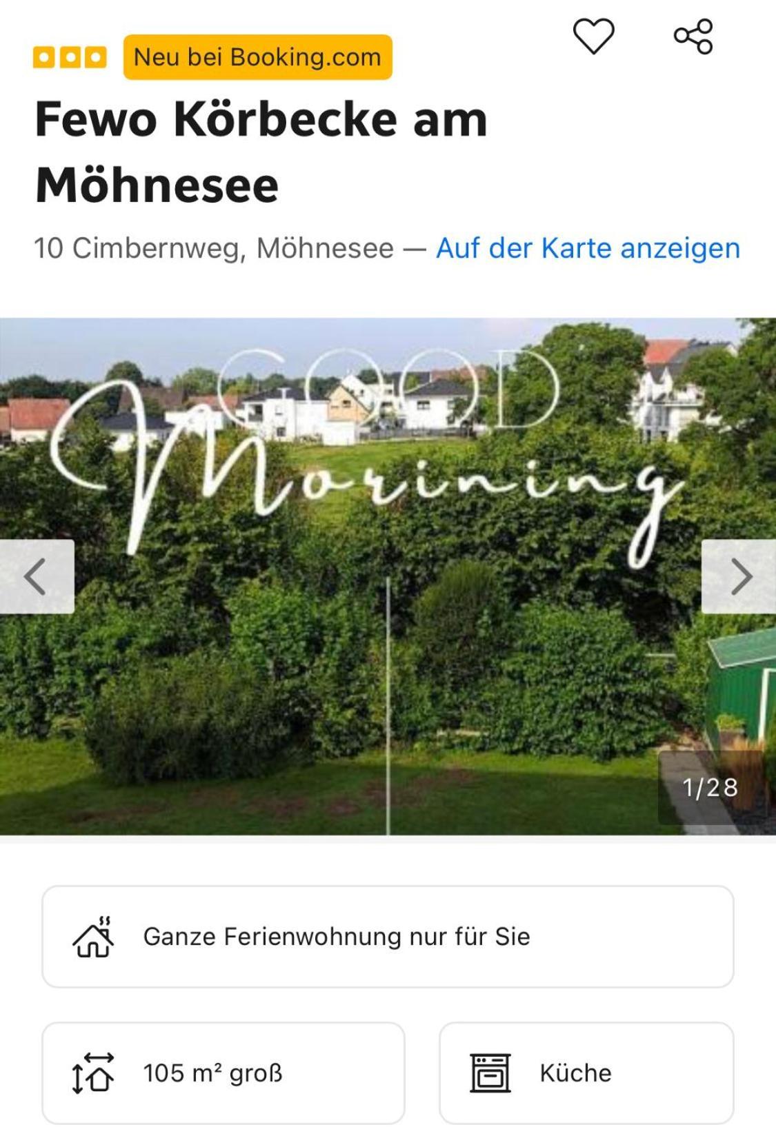 Ferienwohnung Koerbecke Am Möhnesee Exteriör bild